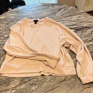 Cream Long Sleeve Sweatshirt